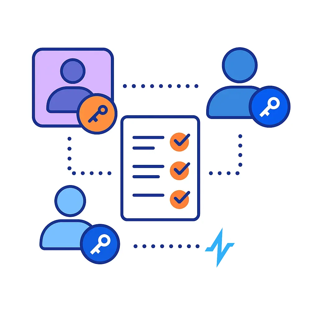 Checklist and account icons representing prerequisites like Pulse and Doceree accounts and access keys.