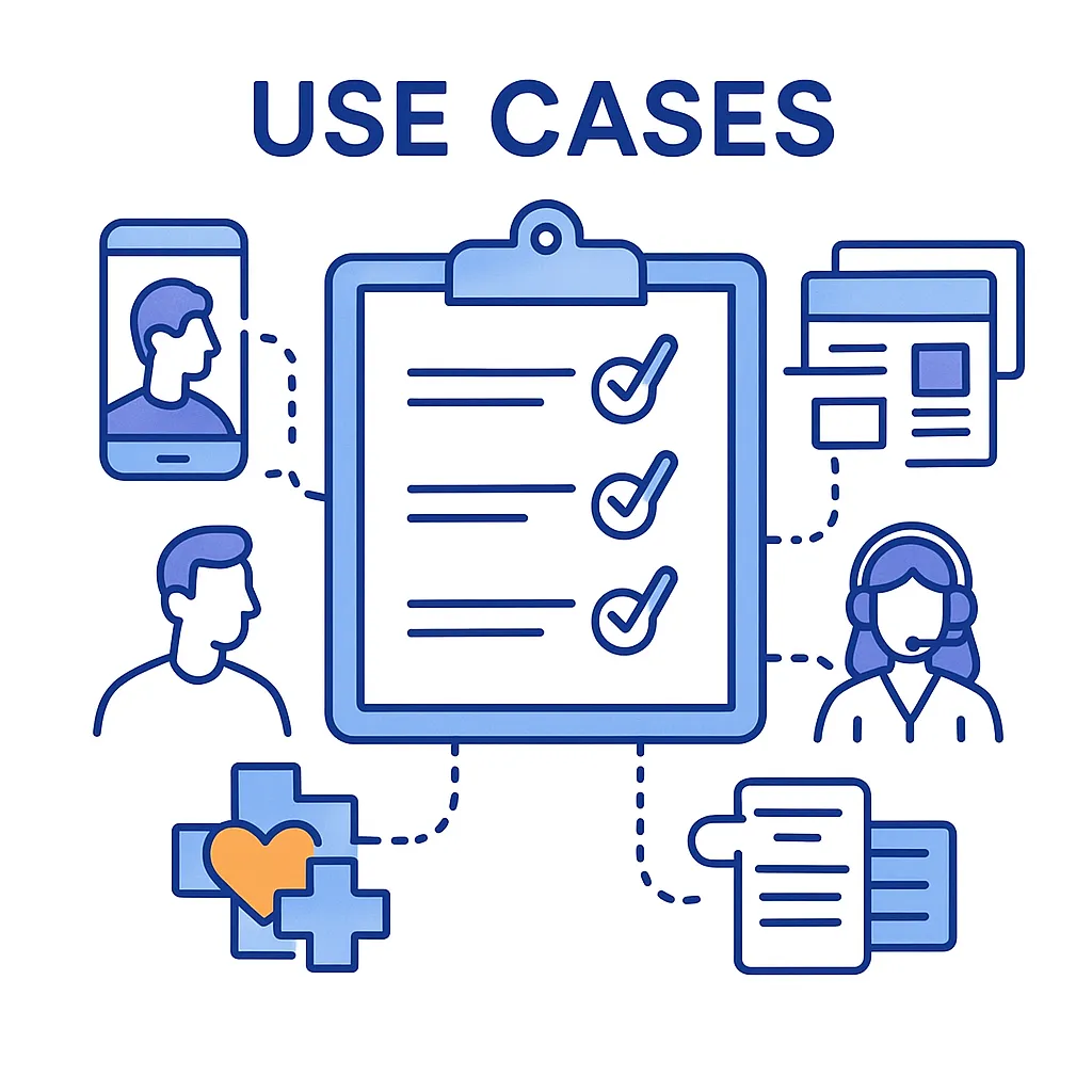 A clipboard with checklist, lab flask and light bulb illustrates experimentation planning and test design.