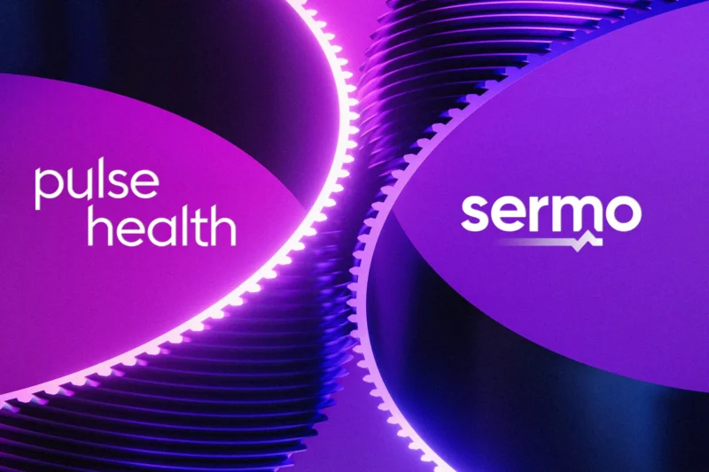 Visual representing Pulse Health and Sermo integration, showcasing unified healthcare professional engagement and data connectivity.