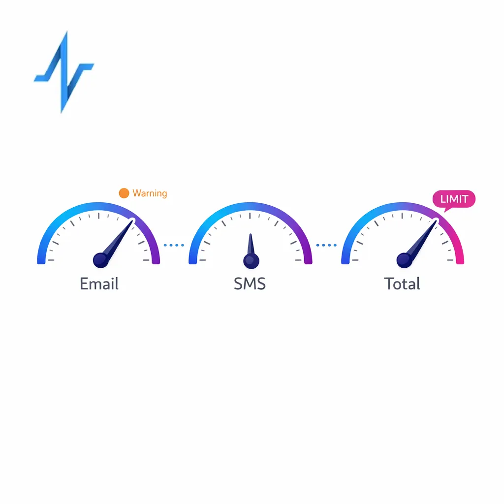 A clean gauge shows touch limits by channel with a cross-channel cap indicator.