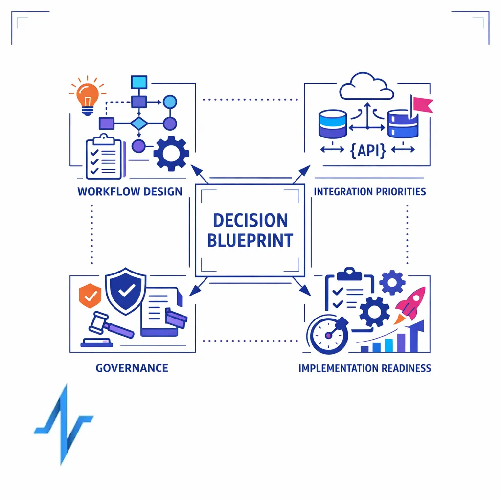 A polished blueprint ties CTMS workflow design, integration priorities, and implementation readiness into one decision view.