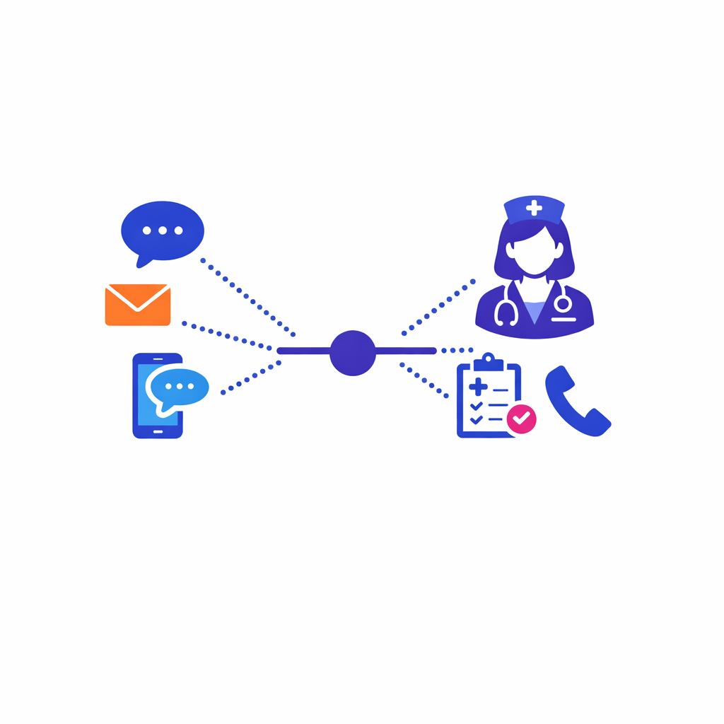 Automation detects risk while a pharmacist or nurse steps in only when needed.