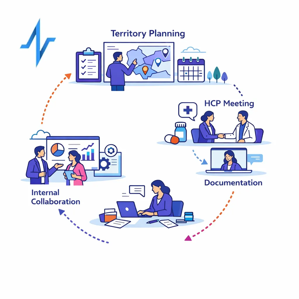 Travel, virtual meetings, documentation, and cross-functional work form the daily rhythm of an MSL.